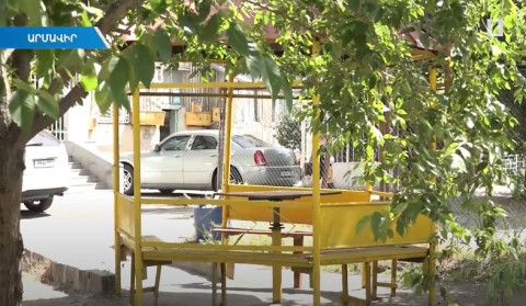 Էջմիածնում կանաչ ծառ են հատել, ըստ բնակիչների՝ գարեջրատուն կառուցելու համար