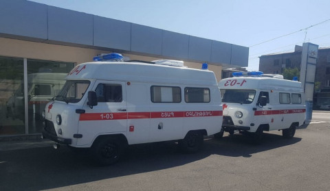 21 ambulances were purchased with the state budget funding. Pashinyan