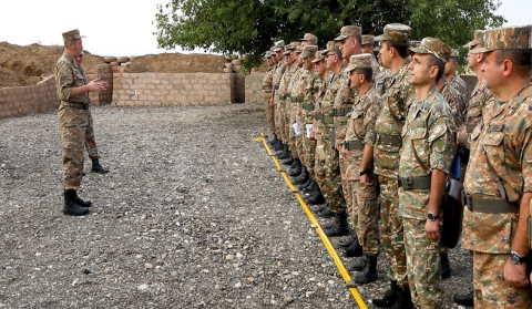 Արցախի ՊԲ-ում անցկացվել են մարտավարաշարային ցուցադրական պարապմունքներ