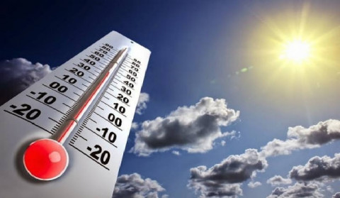 The air temperature will drop, then gradually will rise