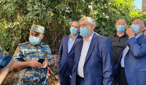 Արսեն Թորոսյանն այցելել է պայթյունի վայր