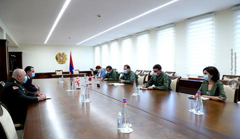 Դավիթ Տոնոյանն ընդունել է Վրաստանի դեսպանին