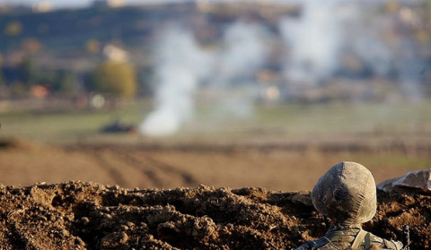 The enemy used TOS heavy artillery system. Shushan Stepanyan