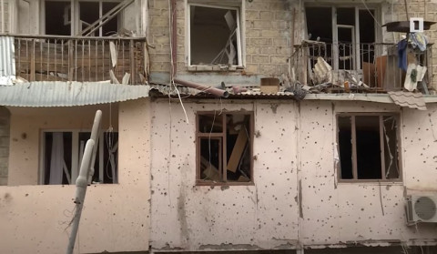 Civilian population - targeted by the enemy. Footage from Stepanakert