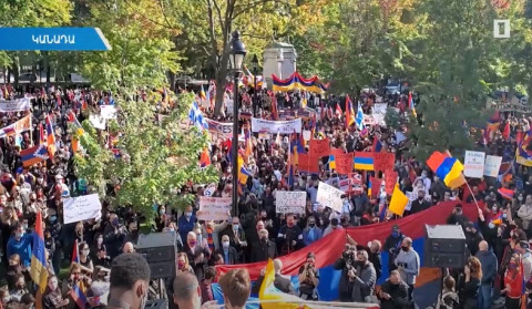 «Ո՛չ ադրբեջանական ագրեսիային». բողոքի ցույց Մոնրեալում