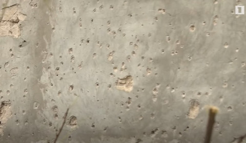 Residential houses on the outskirts of Stepanakert were also damaged by the enemy's shelling