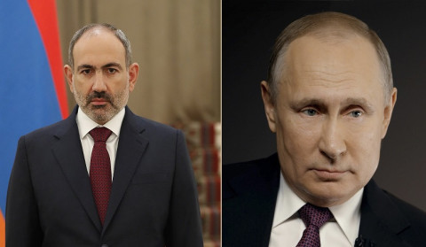 Никол Пашинян и Владимир Путин провели телефонный разговор