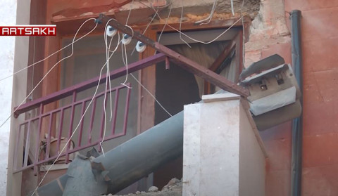 Cluster bombs in Stepanakert and other places in Nagorno-Karabakh found and defused