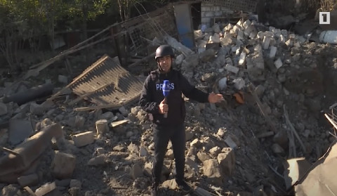 Aftermath of the enemy overnight attacking of Stepanakert. The "Lurer" video