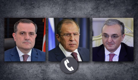 Лавров провел телефонный разговор с главами МИД Армении и Азербайджана