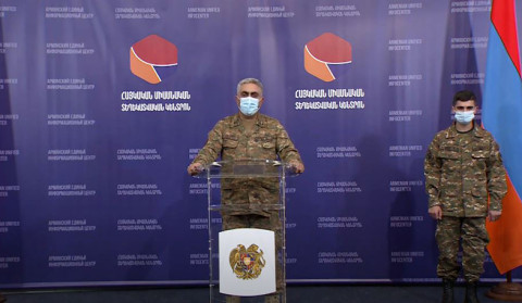 Briefing by Artsrun Hovhannisyanand Arkadi Andreasyan