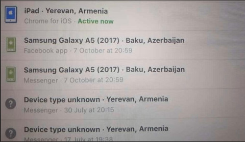 Azeris illegally manage Armenian social network accounts. RA Ombudsman