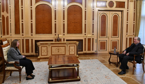 President Armen Sarkissian met with the US Ambassador to Armenia Lynne Tracy