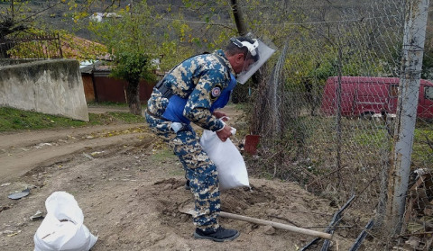 Artsakh Emergency Situations Service neutralizes 870 cluster, rockets, bombs and mines