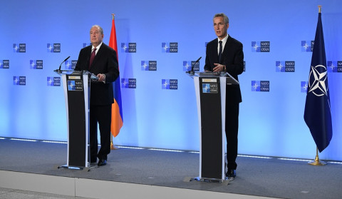 NATO Secretary General congratulates Armenian President on New Year and Christmas