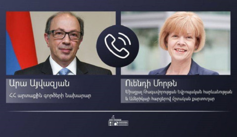 Phone conversation of Ara Aivazian with Wendy Morton