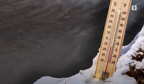 The lowest temperature of the last 13 years was registered last night