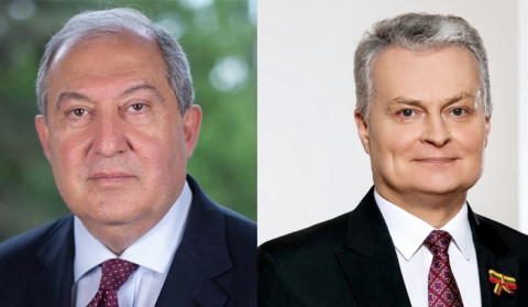 Արմեն Սարգսյանն Անկախության օրվա առթիվ շնորհավորել է Լիտվայի նախագահին