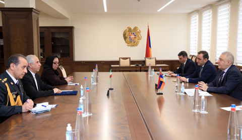 Minister of Defense presented to the Iranian Ambassador the post-war situation