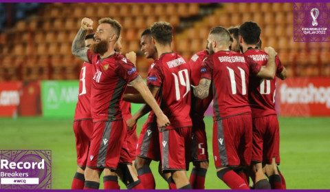 World Cup official Twitter page on historical achievement of Armenian team