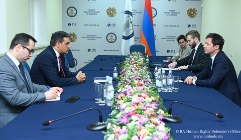 Armenian Ombudsman presents issue of the immediate return of Armenians held captive by Azerbaijan to French member of European parliament
