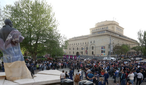 Ընդդիմությունը հավաք է անցկացրել՝ հաջակցություն Սյունիքի միջադեպի գործով բերման ենթարկվածների