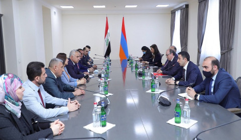 Ara Aivazian and the Iraqi parliamentarians touched upon a wide range of issues of regional security and stability