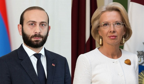 Ararat Mirzoyan sent a letter of gratitude to Speaker of Latvia’s Saeima