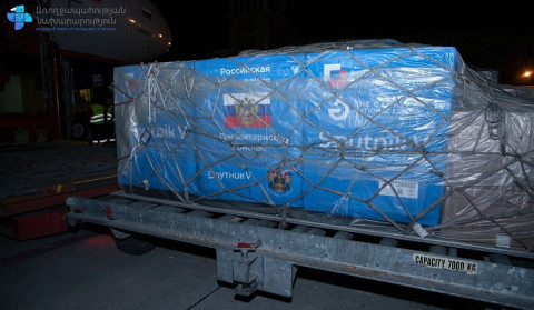 Second batch consisting of 14,000 doses of Sputnik V is in Armenia