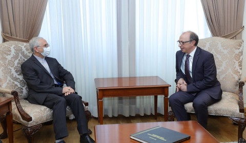 Ara Aivazian at meeting with Iranian Ambassador spoke about issues of regional security and peace