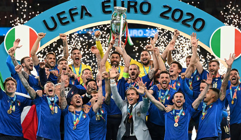 Italy wins the European soccer championship in 3-2 penalty shootout