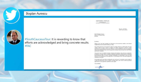 Aurescu spoke about visit South Caucasus