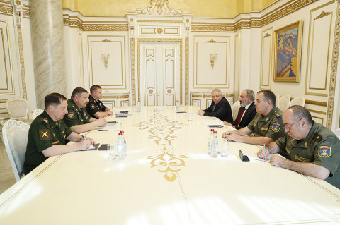 Nikol Pashinyan received Deputy Chief of General Staff of the Russian Armed Forces Sergey Istrakov