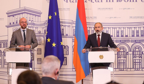 Նիկոլ Փաշինյանը և Շառլ Միշելը հանդես են եկել բանակցությունների արդյունքներն ամփոփող հայտարարություններով