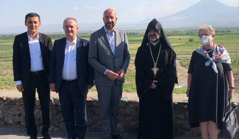 Charles Michel visited Khor Virap