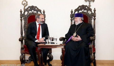 Ամենայն Հայոց Կաթողիկոսը շնորհավորական ուղերձ է հղել Նիկոլ Փաշինյանին