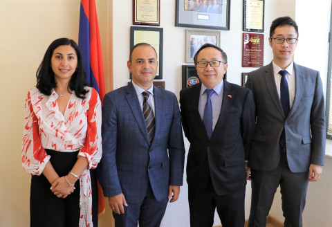 High Commissioner of the Diaspora received the Ambassador of China