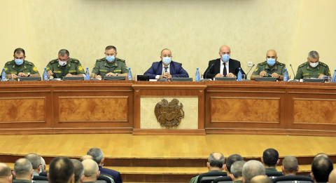 Minister of Defense strictly assigned to exclude enemy’s any attempt to advance or improve position