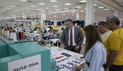 «Ալեքս հոլդինգը» մոտ ապագայում նախատեսում է գործարկել կտորի և թելի ֆաբրիկա. Վահան Քերոբյան