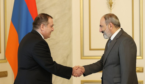 Վարչապետը հրաժեշտի հանդիպում է ունեցել Հայաստանում Վրաստանի դեսպանի հետ