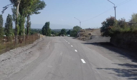 Goris-Kapan yolunda heç bir keçid məntəqəsi qurulmayıb