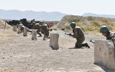Եռամսյա հավաքների մասնակից պահեստազորայինների հետ անցկացվել է կրակային պատրաստության պարապմունք