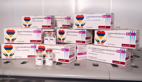 Litvanın bağışladığı 27500 doz AstraZeneka peyvəndi Ermənistandadır