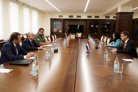 Arshak Karapetyan presented situation on Armenian-Azerbaijani border to Ambassador of the Netherlands