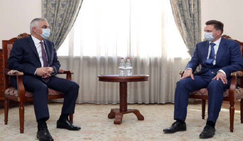 Մհեր Գրիգորյանն ընդունել է Եվրասիական զարգացման բանկի վարչության նախագահին
