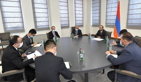 Չինական կողմն աջակցում է Հայաստանի ինքնիշխանությանն ու տարածքային ամբողջականությանը. Արարատ Միրզոյանն ընդունել է ՉԺՀ դեսպանին