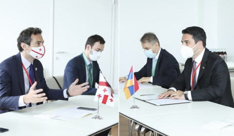 During meeting with Speaker of Georgian Parliament, Alen Simonyan highlighted close cooperation between legislatures of two countries