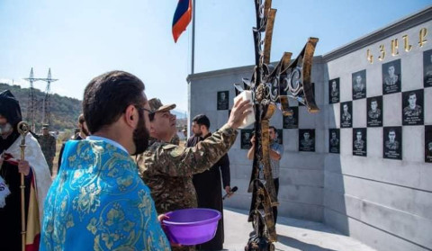 Состоялась церемония открытия мемориала, посвященного жертвам войны