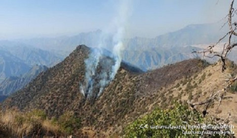 «Արևիկ» ազգային պարկի տարածքում հրդեհաշիջման աշխատանքները ժամանակավորապես դադարեցվել են