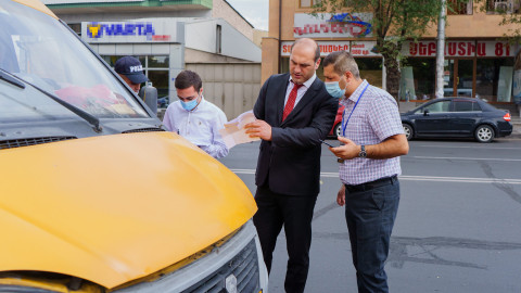 Հակահամաճարակային կանոնների 16 խախտումները վերաբերել են վարորդների դիմակ չկրելուն. տեսչական մարմին